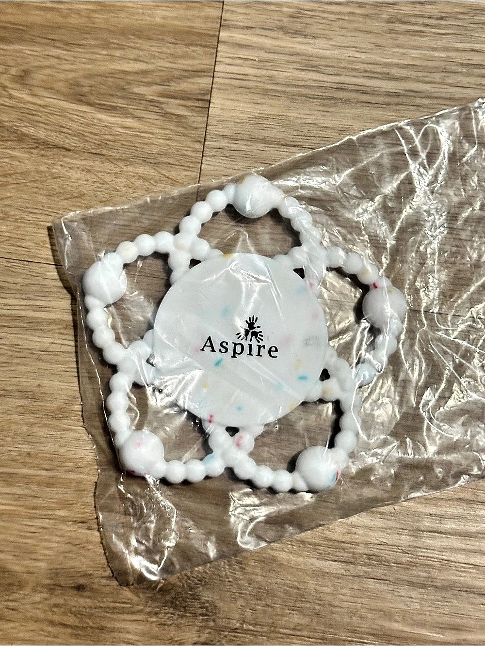 Aspire Beaded Jewelry White & Pink NWT